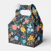 Cute Colorful Floral Pattern Bedankdoosjes (Voorkant Zijde)