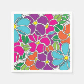 Cute Colorful Floral Pattern Servetten (Voorkant)