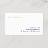 Cute Colorful Floral SunFlower Visitekaartje (Achterkant)