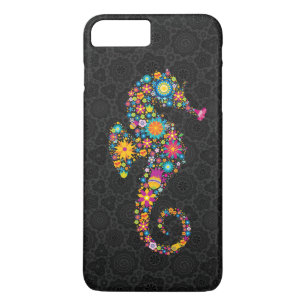 Cute Colorful Floral Zee Horse Illustration iPhone 8/7 Plus Hoesje