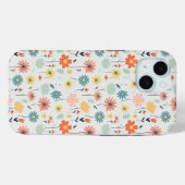Cute Colorful Flower Pattern Case-Mate iPhone Case (Achterkant (horizontaal))