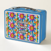 Cute Colorful Flowers Pattern (Achterkant)