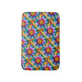 Cute Colorful Flowers Pattern Badmat (Voorkant Verticaal)