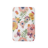 Cute Colorful Flowers Pattern Badmat (Voorkant Verticaal)