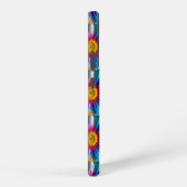 Cute Colorful Flowers Pattern Samsung Galaxy Hoesje (Rechterkant)