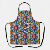 Cute Colorful Flowers Pattern Schort (Voorkant)