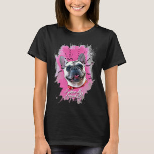 Cute Colorful French Bulldog Waterverf &amp Acryl T-shirt