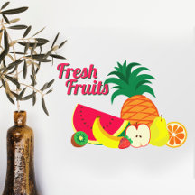 Cute Colorful Fruit Juice Smoothie Logo Custom Bar