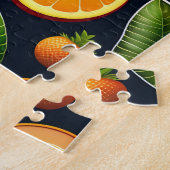 Cute Colorful Fruits Patroon Legpuzzel (Zijkant)