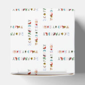 Cute Colorful Fun Eco Friendly Holiday Season Bedankdoosjes (Bovenkant)