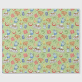 Cute Colorful Fun Kitchen Chef Cook Cadeaupapier (Vlak)