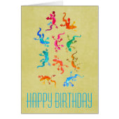 Cute colorful gecko lizard afbeelding (Voorkant)