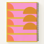 Cute Colorful Geometric Personalized Graph subject Notitieboek (Achterkant)