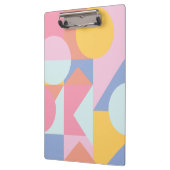 Cute Colorful Geometric Shapes Collage Artwork Klembord (Links)