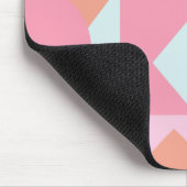 Cute Colorful Geometric Shapes Collage Artwork Muismat (Hoek)