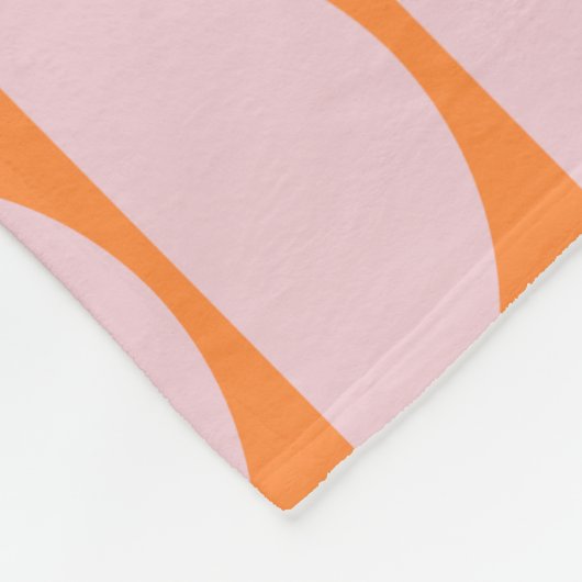 Cute Colorful Geometric Shaptern Blue Fleece Deken (Hoek)