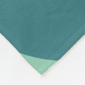 Cute Colorful Geometric Shaptern in Blauwgroen Fleece Deken (Hoek)