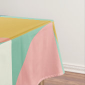Cute Colorful Geometric Shaptern in Blauwgroen Tafelkleed (Voorbeeld)