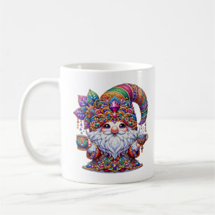 Cute Colorful Gnome Koffiemok
