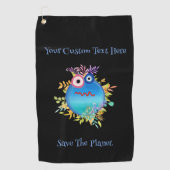 Cute Colorful Golfhanddoek (Voorkant)