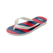Cute Colorful Gradient Striped Patroon Kinder Teenslippers (Schuin)