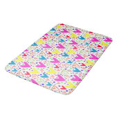 Cute colorful harten  Hoesje-Mate iPhone case Badmat (Gekanteld)