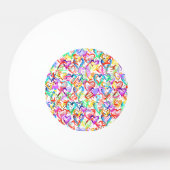 Cute colorful harten patterns Hoesje-Mate iPhone c Pingpongbal (Achterkant)