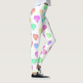 Cute Colorful Heart Pattern Leggings (Rechts)