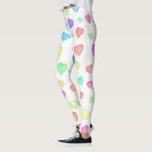 Cute Colorful Heart Pattern Leggings (Links)