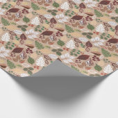 Cute Colorful Herfst Leafs Pattern 2 Cadeaupapier (Hoek)