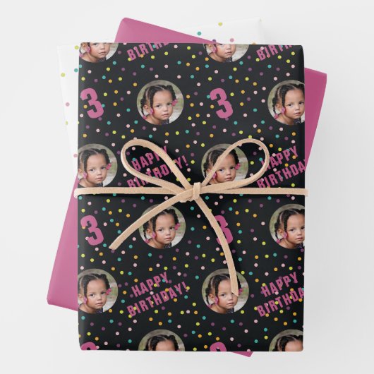 Cute Colorful Inpakpapier Vel (In situ)