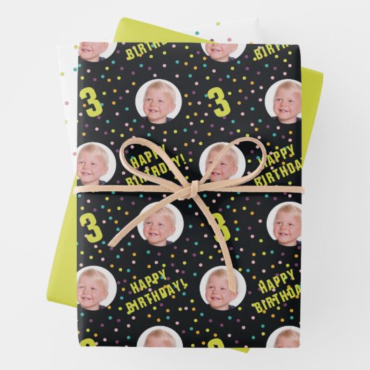 Cute Colorful Inpakpapier Vel (In situ)