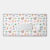 Cute Colorful Insect Pattern Bureaumat (Keyboard & Muis)