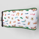 Cute Colorful Insect Pattern Golfheadcover (Voorkant)