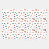 Cute Colorful Insect Pattern Inpakpapier Vel (Voorkant)
