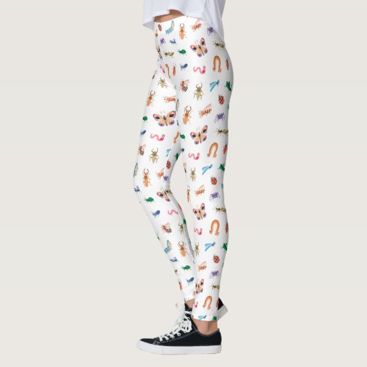 Cute Colorful Insect Pattern Leggings (Links)
