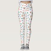 Cute Colorful Insect Pattern Leggings (Voorkant)