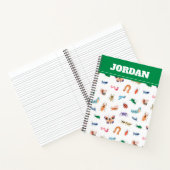 Cute Colorful Insect Pattern Notitieboek (Binnen)