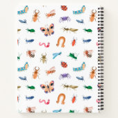 Cute Colorful Insect Pattern Notitieboek (Achterkant)