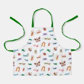 Cute Colorful Insect Pattern Schort (Voorkant)