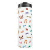 Cute Colorful Insect Pattern Thermosbeker (Voorkant)