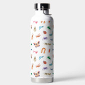 Cute Colorful Insect Pattern Waterfles (Links)