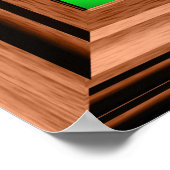 Cute Colorful Kinder Cartoon Window Uitzicht Poste Poster (Hoek)