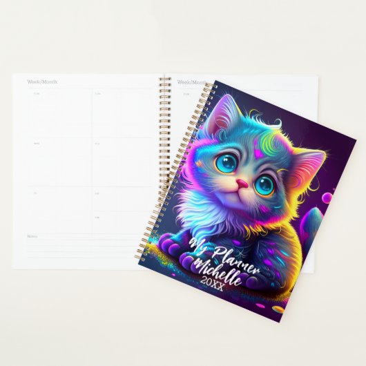 Cute Colorful Kitten Planner (Display)