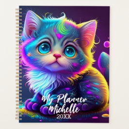 Cute Colorful Kitten Planner
