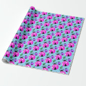Cute Colorful Ladybugs Patroon Cadeaupapier (Uitgerold)