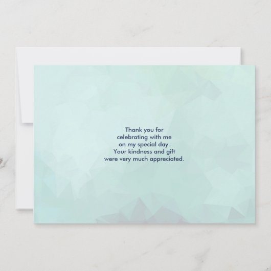 Cute Colorful Macarons Pattern Dank u Bedankkaart (Achterkant)