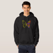 Cute Colorful Monarch Butterfly Flower  Butterflie Hoodie (Voorkant volledig)