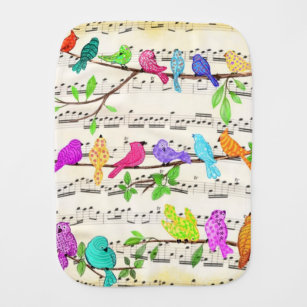 Cute Colorful Musical Birds Symphony - Happy Song  Monddoekje