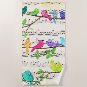 Cute Colorful Musical Birds Symphony - Magic Song Strandlaken